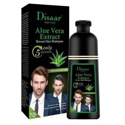 صورة Disaar Hair care Aloe Vera Extract Black Hair Shampoo 400ml