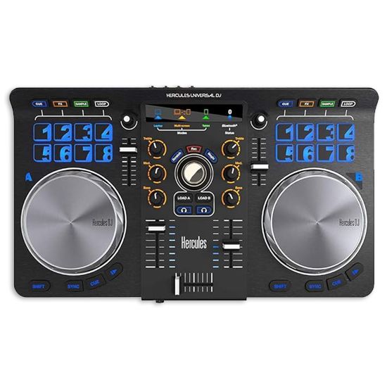 صورة Hercules Universal DJ | Bluetooth + USB DJ controller with wireless tablet and smartphone integration